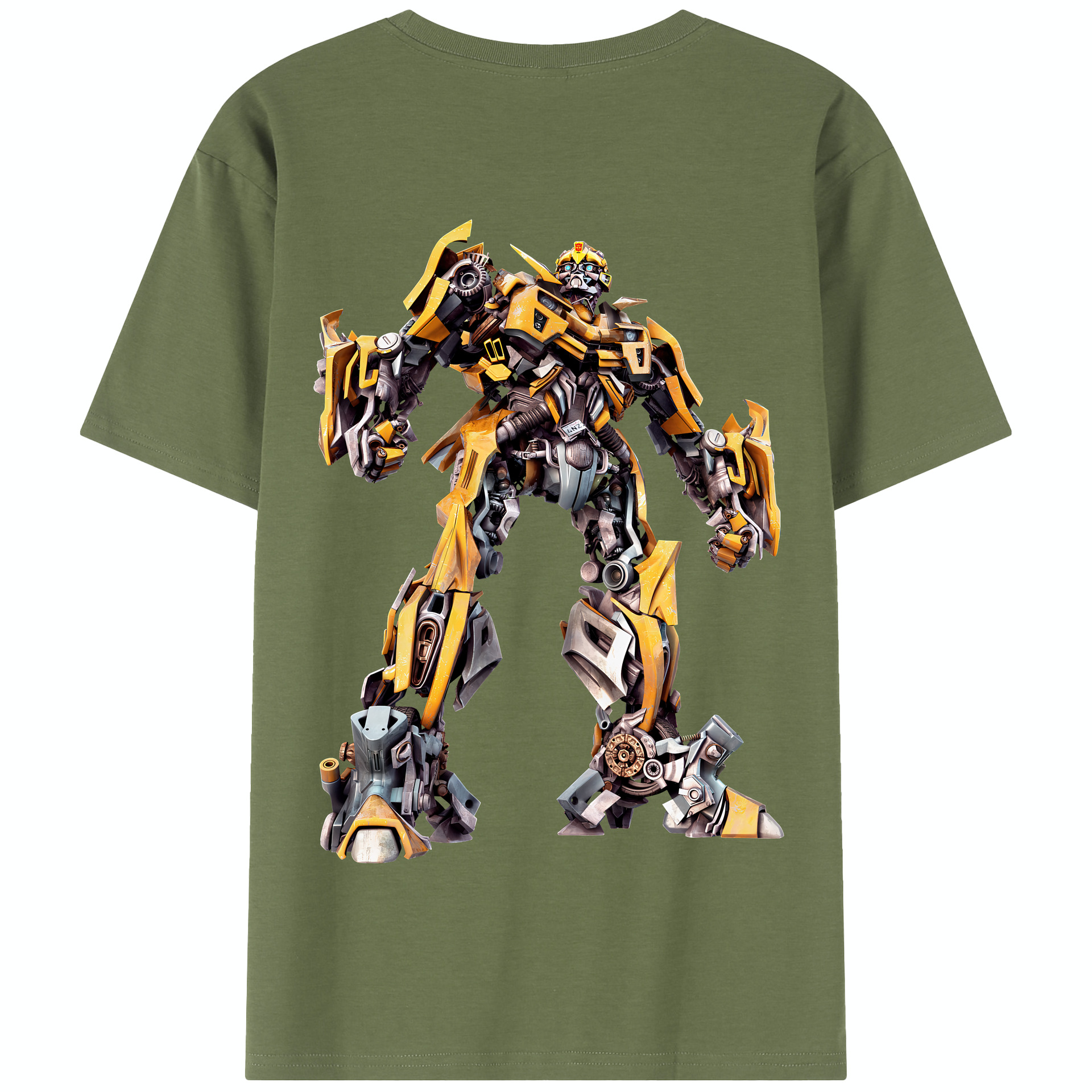 （画像用） Transformers トランスフォーマー 綿100％半袖Tシャツ（背面プリント）